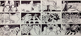 Vader Vs Vampires Storyboard